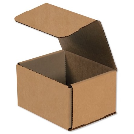 Box Packaging Corrugated Mailers, 5"L x 4"W x 3"H, Kraft M543K